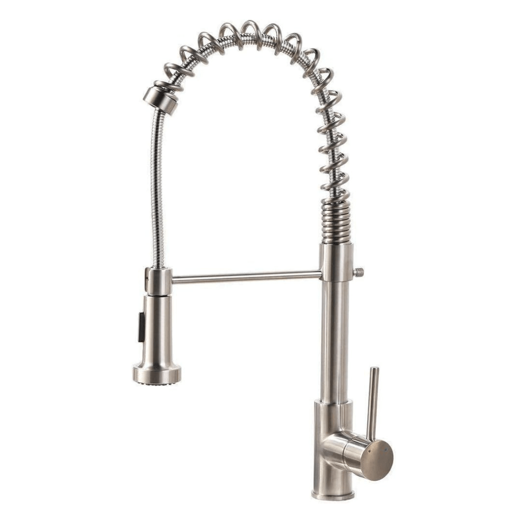 Buy Stainless Steel Spring Pull Out Sprayer Kitchen Sink Faucet Tap - SKP30-523 & SKP30-523BL | Shop at Supply Master Accra, Ghana Kitchen Tap Buy Tools hardware Building materials