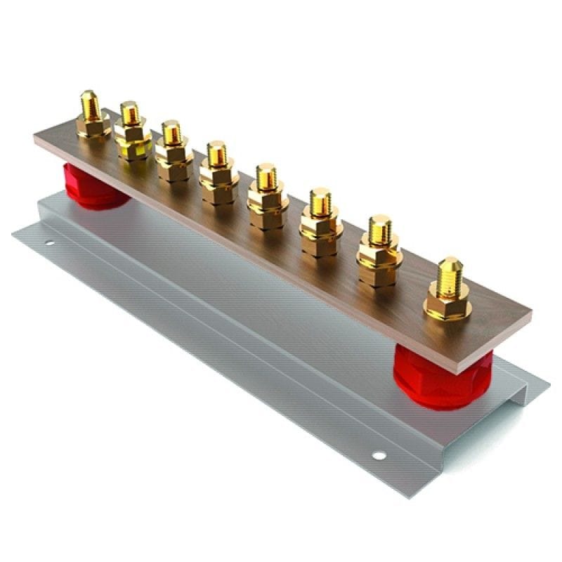 Reliable Standard Earth Bar 8-Way | Supply Master Ghana Power Management & Protection Buy Tools hardware Building materials