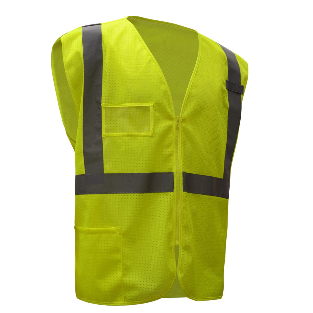 Get noticed and stay safe with our Lime Green Reflective Safety Vest With ID Pouch | Supply Master | Accra, Ghana Safety Clothing Buy Tools hardware Building materials