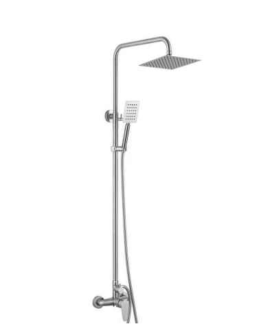 Buy Stainless Steel 2-in-1 Satin Nickel Hot & Cold Mixer Shower Set - ST60-309 | Shop at Supply Master Accra, Ghana Shower Set Buy Tools hardware Building materials