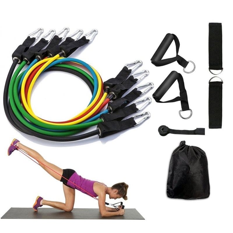 Buy 11 Pieces Chest Expander Set - Full Upper Body Workout Set on Supply Master Ghana, Accra Sports & Fitness Equipment Buy Tools hardware Building materials