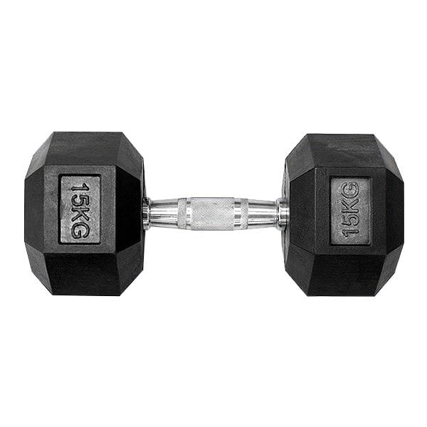 Buy Black Hex Dumbbell 15kg in Accra | Supply Master Ghana Sports & Fitness Equipment Buy Tools hardware Building materials