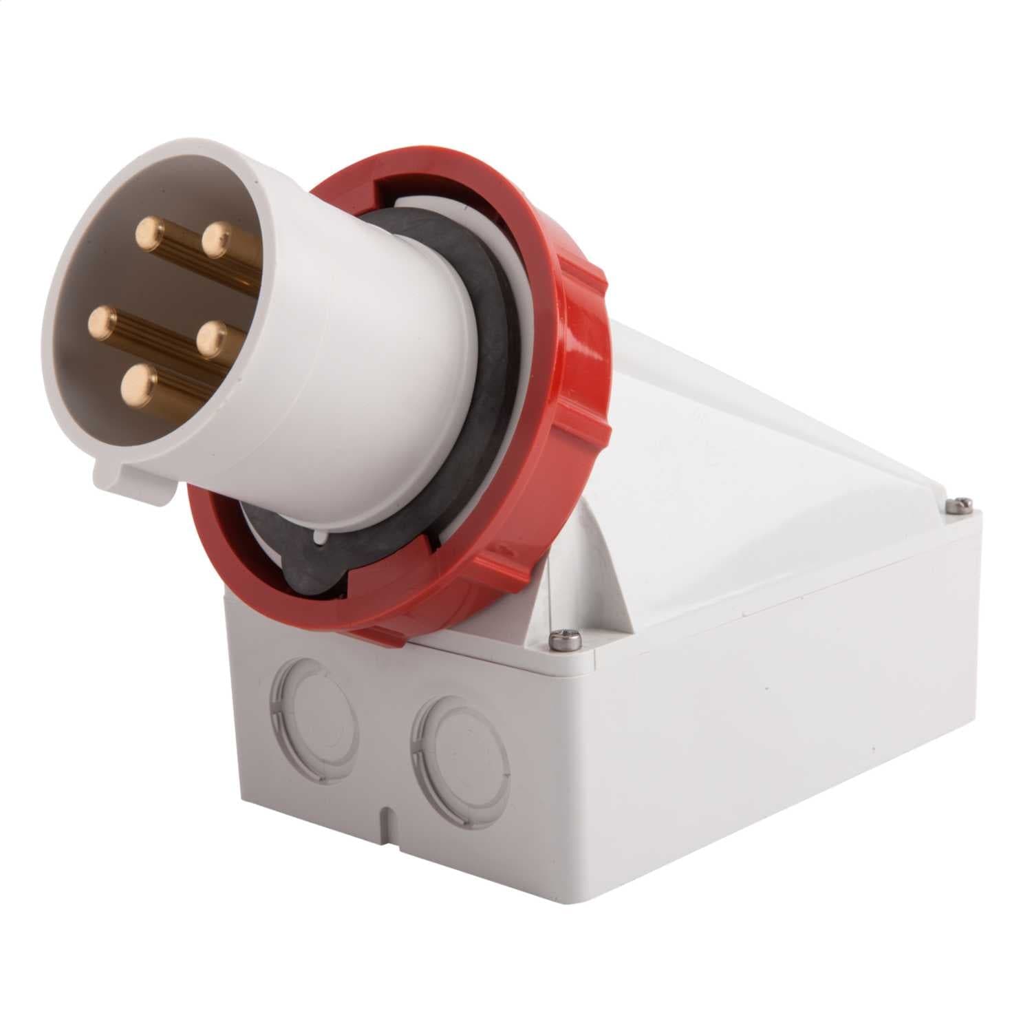Industrial 63A Wall Mounted Plug & Socket | Heavy-Duty Electrical Connection - Supply Master Accra, Ghana Switches & Sockets Buy Tools hardware Building materials