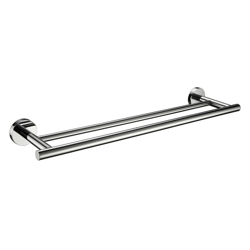 Shop Bathroom Brass Chrome Plated Double Towel Holder - N5548 | Buy Online at Supply Master Accra, Ghana Bathroom Accessories Buy Tools hardware Building materials