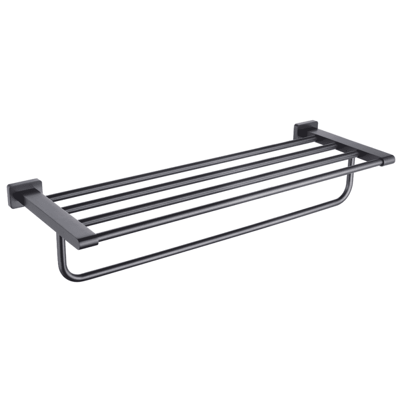 Shop Bathroom Brass Chrome Plated Towel Shelf with Towel Bar Holder - 9922H | Buy Online at Supply Master Accra, Ghana Bathroom Accessories Buy Tools hardware Building materials