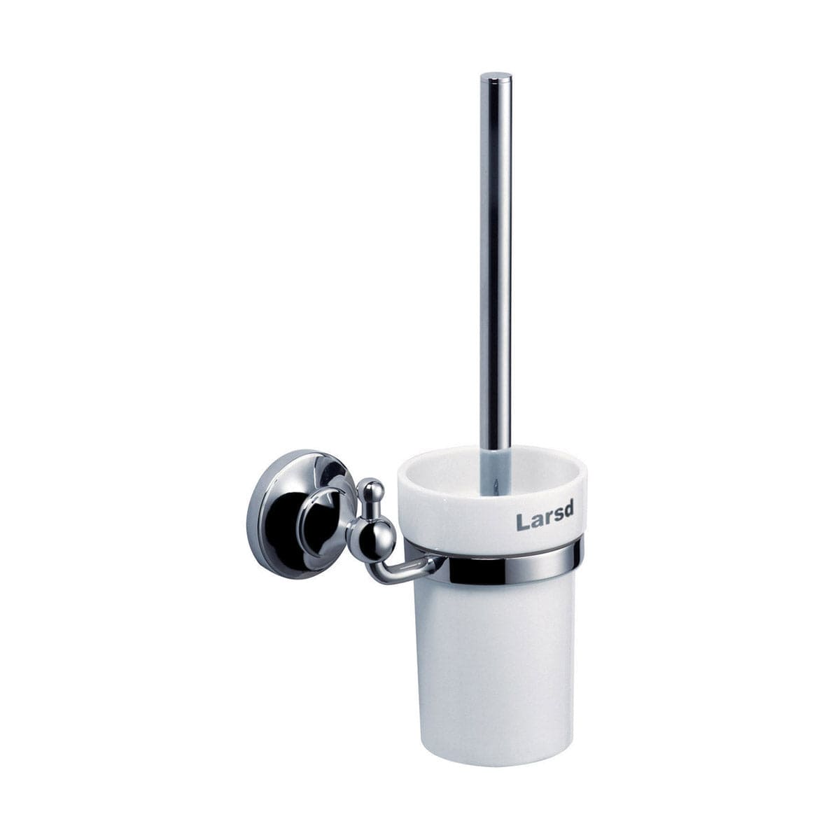Shop Bathroom Copper Chrome Plated Toilet Brush & Ceramic Holder - 7357 | Buy Online at Supply Master Accra, Ghana Bathroom Accessories Buy Tools hardware Building materials