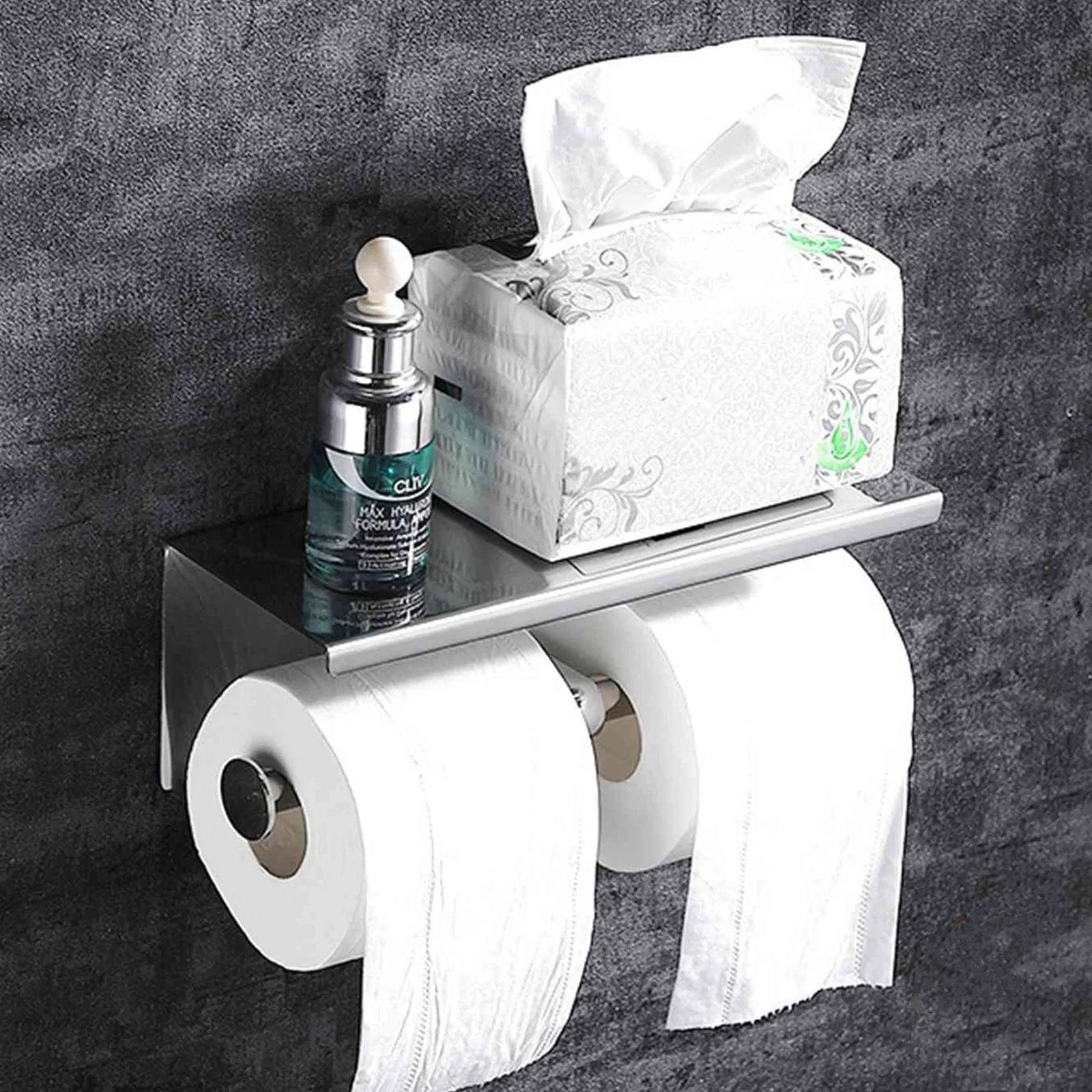 Shop Bathroom Stainless Steel Chrome Toilet Paper Holder - L8804 | Buy Online at Supply Master Accra, Ghana Bathroom Accessories Buy Tools hardware Building materials