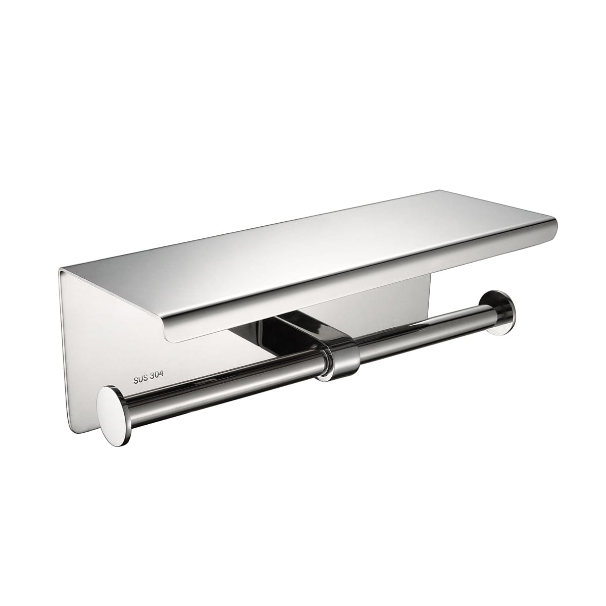 Shop Bathroom Stainless Steel Chrome Double Toilet Paper Holder - L8805 | Buy Online at Supply Master Accra, Ghana Bathroom Accessories Buy Tools hardware Building materials