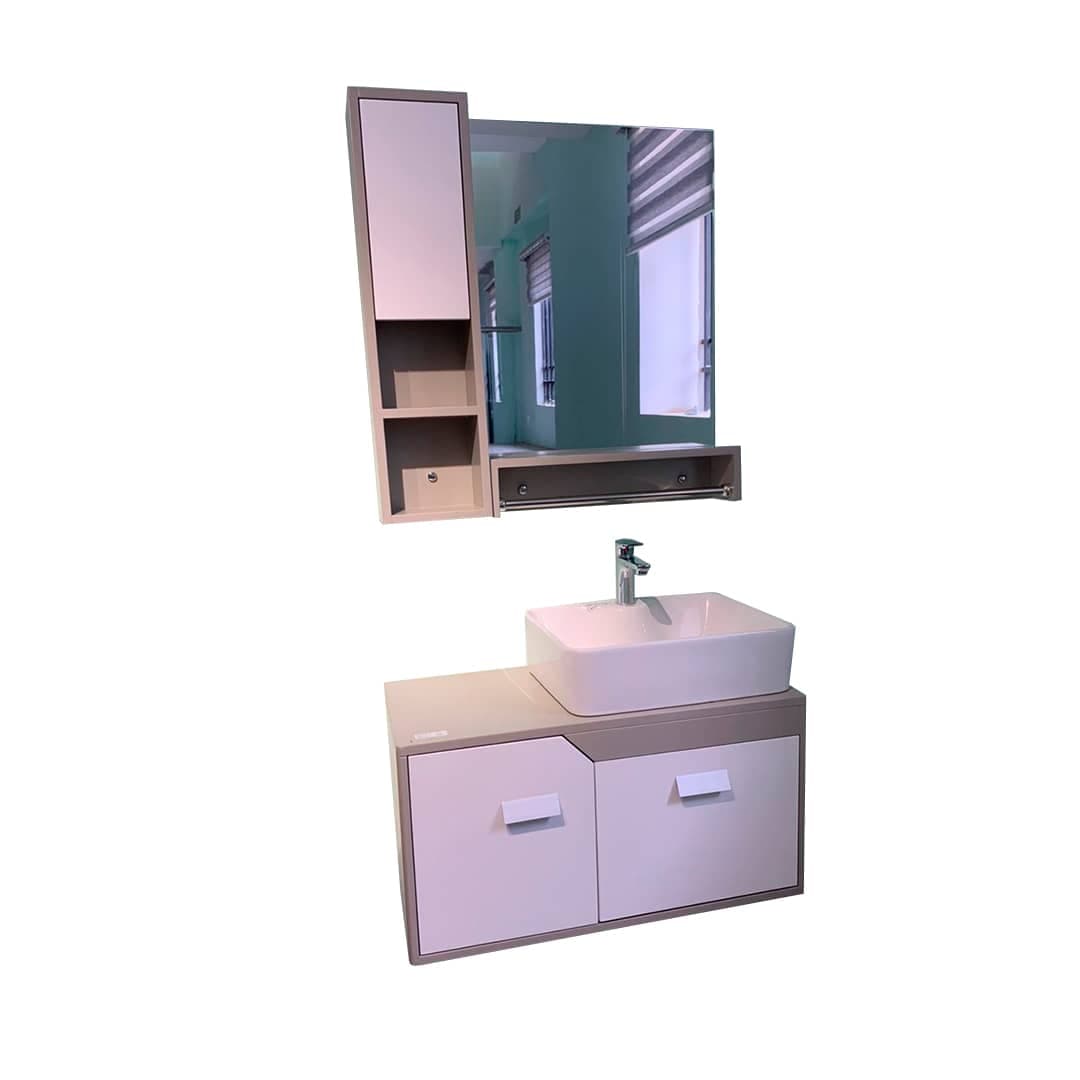 Buy Bathroom Luxury Vanity Cabinet with Smart LED Mirror - HB11036 | Shop at Supply Master Accra, Ghana Bathroom Vanity & Cabinets Buy Tools hardware Building materials