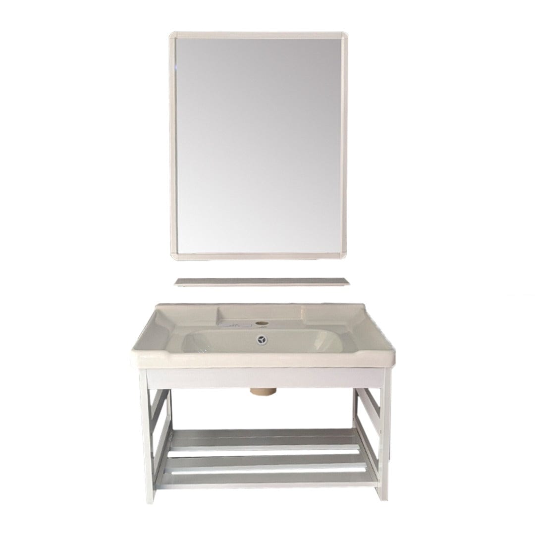 Buy Bathroom Vanity Cabinet with Mirror 40cm, 60cm & 80cm - W-Series | Shop at Supply Master Accra, Ghana Bathroom Vanity & Cabinets Buy Tools hardware Building materials