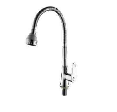 Buy Chrome Flexible Hose Kitchen Wall-Mounted Cold Kitchen Sink Faucet Tap - Z-1007 | Shop at Supply Master Accra, Ghana Kitchen Tap Buy Tools hardware Building materials