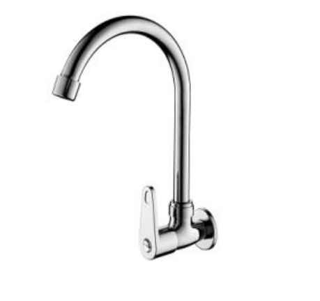 Buy Chrome Wall-Mounted Cold Kitchen Sink Faucet Tap - Z-1005 | Shop at Supply Master Accra, Ghana Kitchen Tap Buy Tools hardware Building materials