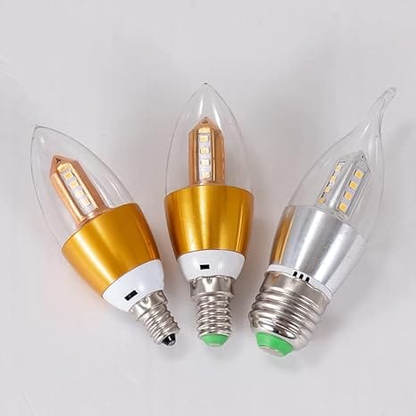 Buy LED 220V 5W Candle Bulb - Gold/Silver | Shop at Supply Master Accra, Ghana Lamps & Lightings Buy Tools hardware Building materials
