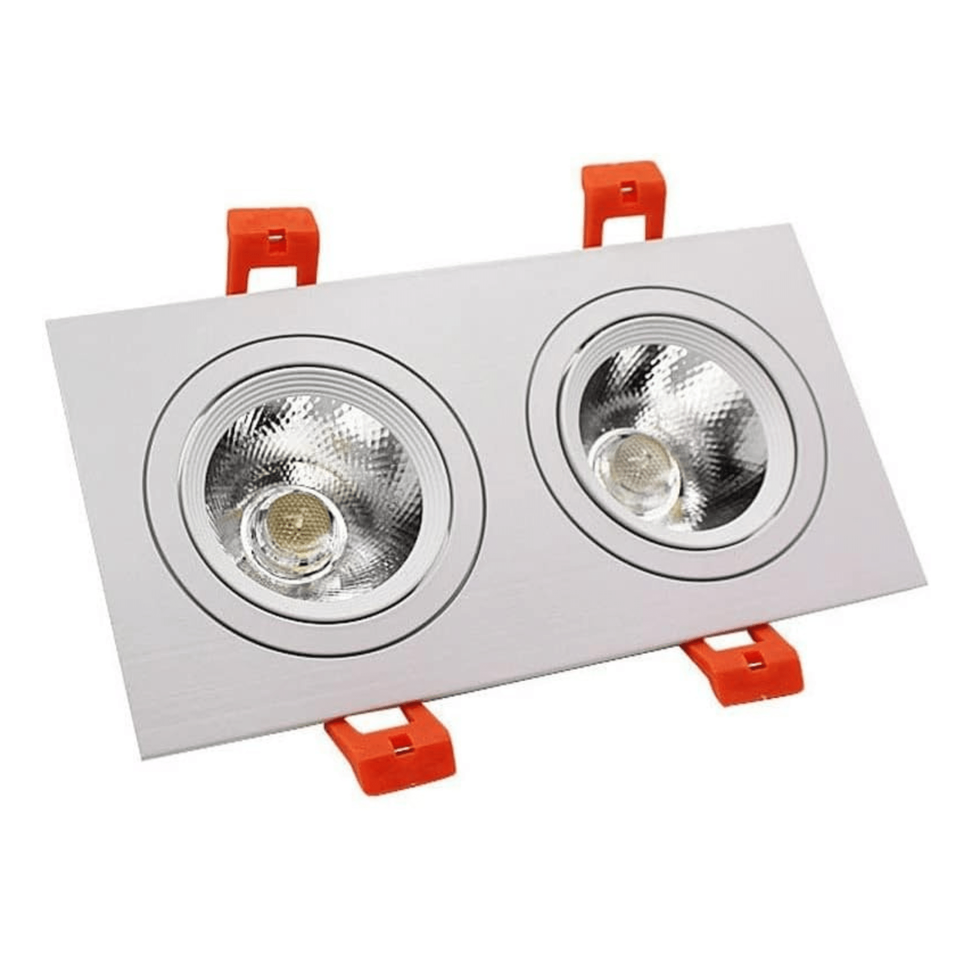 Buy LED Dual Adjustable Square Natural Daylight Recessed Ceiling Downlight 5W 6500K White - SJD-12 | Shop at Supply Master Accra, Ghana Lamps & Lightings Buy Tools hardware Building materials