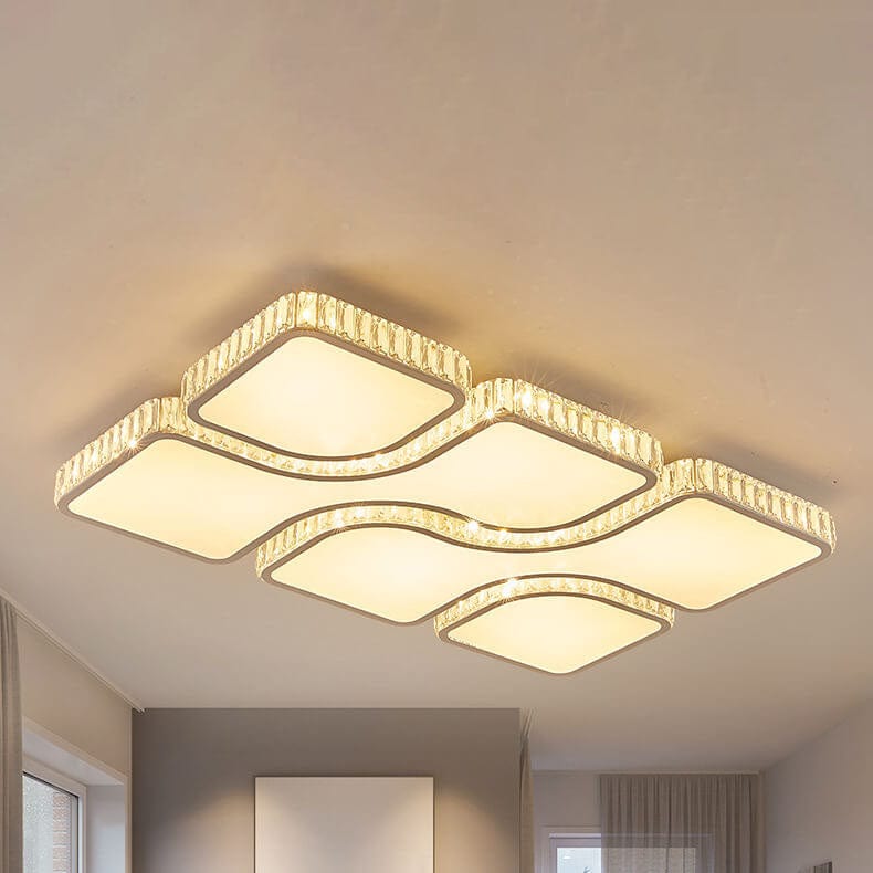 Buy LED Modern Luxury Gold Rectangular Metal Flush Mount Ceiling Light - WX-C5 | Shop at Supply Master Accra, Ghana Lamps & Lightings Buy Tools hardware Building materials