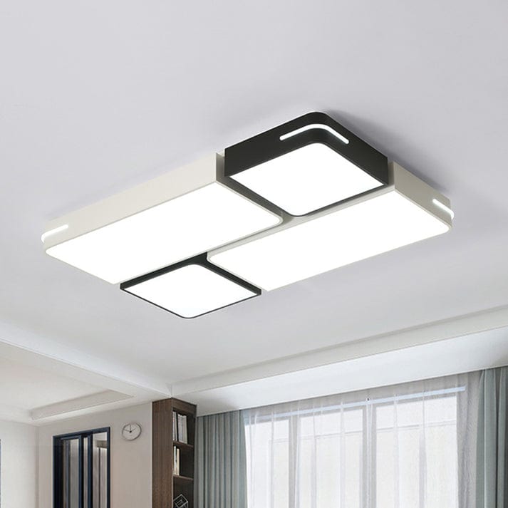 Buy LED Rectangle Acrylic Flush Mount Black-White Ceiling Light - WX-C2 | Shop at Supply Master Accra, Ghana Lamps & Lightings Buy Tools hardware Building materials