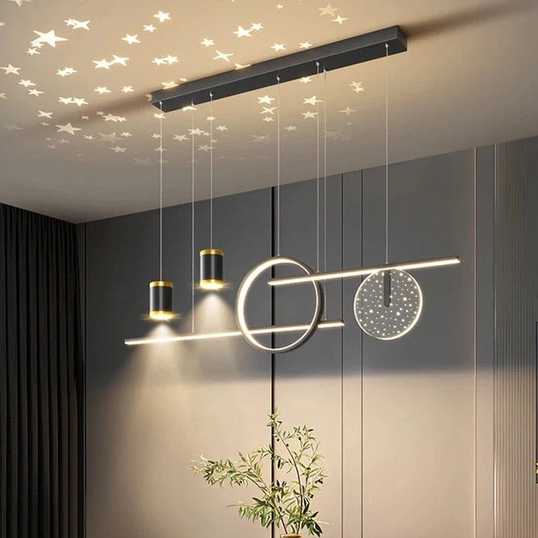 Buy Modern LED Linear Ceiling Pendant Chandelier with Decorative Starry Ceiling - 8732 | Shop at Supply Master Accra, Ghana Lamps & Lightings Buy Tools hardware Building materials