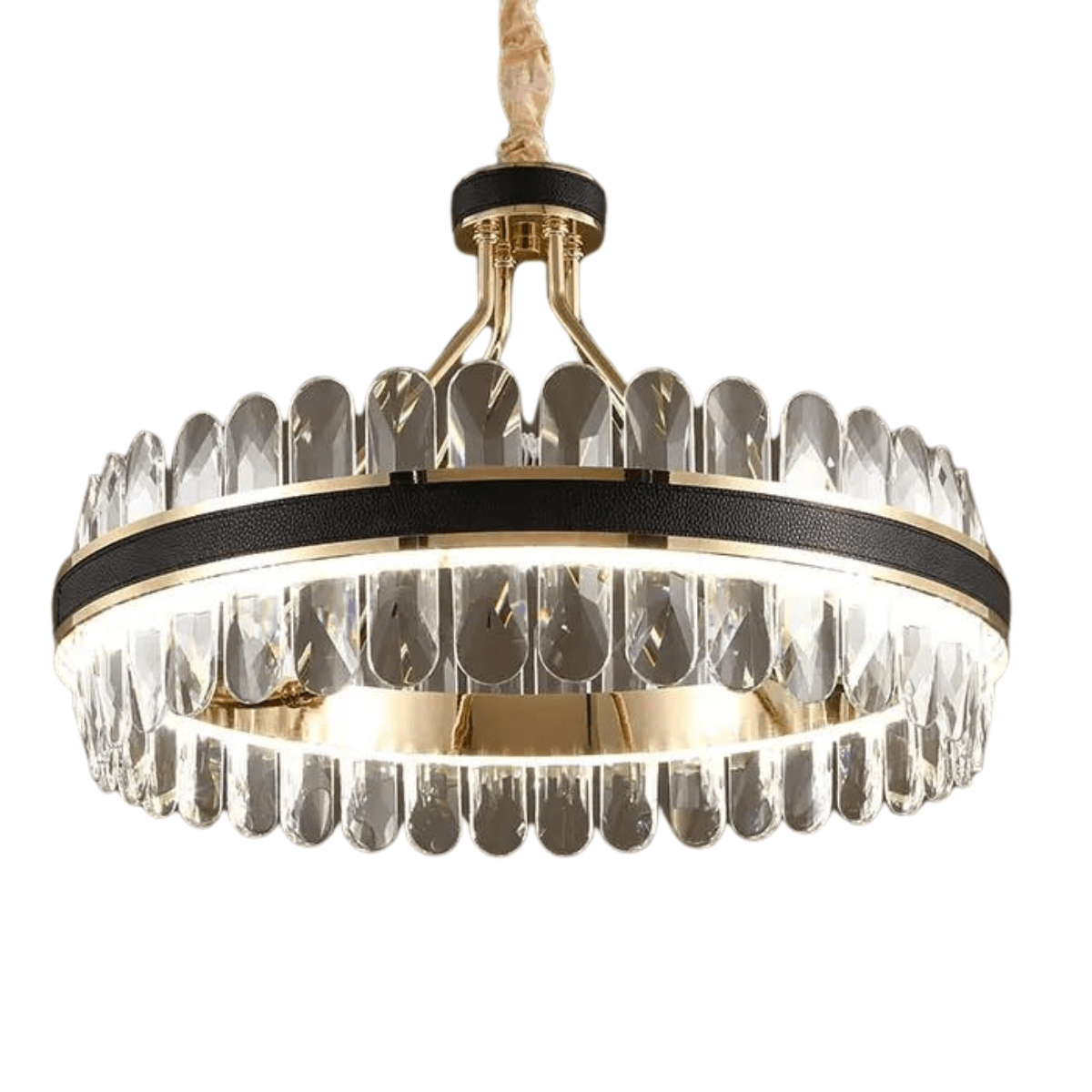 Buy Modern Round LED Black & Gold Crystal Ceiling Pendant Chandelier - BH3009-Series | Shop at Supply Master Accra, Ghana Lamps & Lightings Buy Tools hardware Building materials