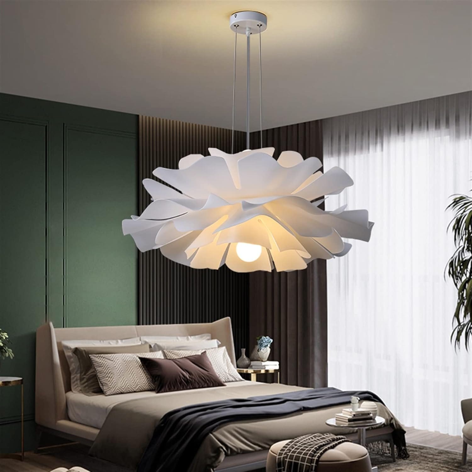 Buy Modern White Flower Shape Ceiling Pendant Chandelier - WH-01 | Shop at Supply Master Accra, Ghana Lamps & Lightings Buy Tools hardware Building materials