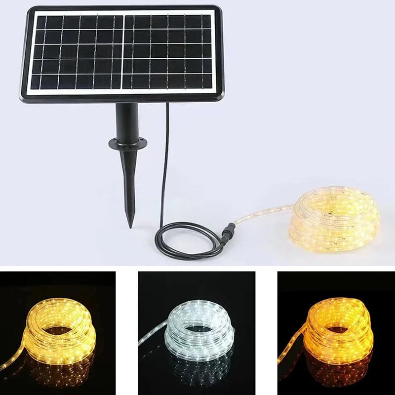 Buy Waterproof Solar Outdoor Strip Light 20/30/40m with Solar Panel - LS1 | Shop at Supply Master Accra, Ghana Lamps & Lightings Buy Tools hardware Building materials