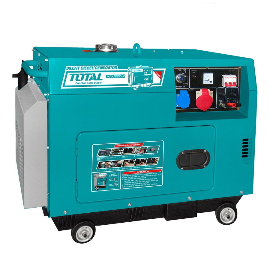 Total Three Phase Diesel Generator 5KW – TP250003 | Supply Master | Accra, Ghana Generator Buy Tools hardware Building materials