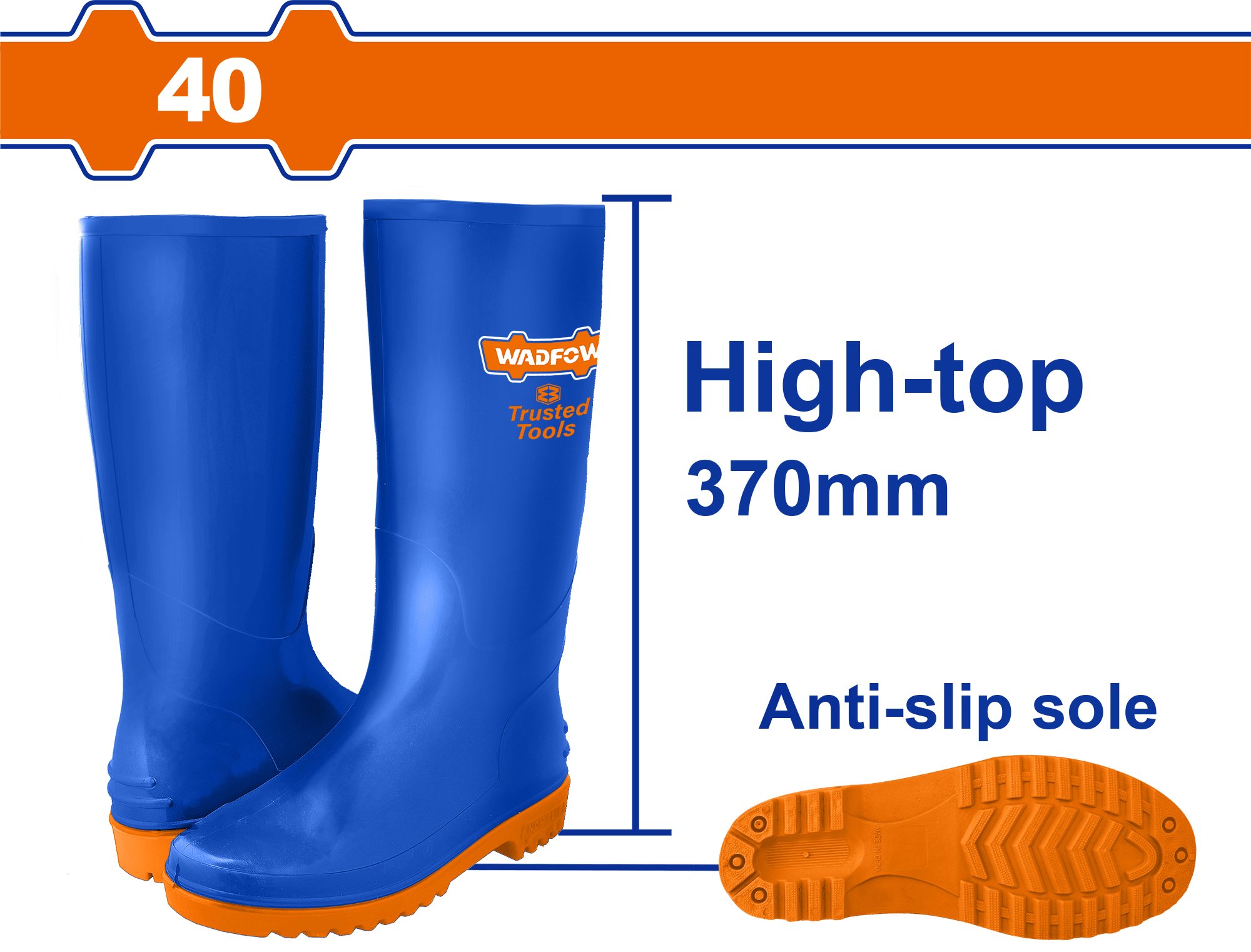 Shop Wadfow Rain Wellington Boots Online in Accra, Ghana | Supply Master Boots & Footwear Buy Tools hardware Building materials