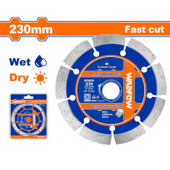 Buy Wadfow Wet & Dry Diamond Disc Online in Accra, Ghana | Supply Master Grinding & Cutting Wheels 230x22.2mm Buy Tools hardware Building materials