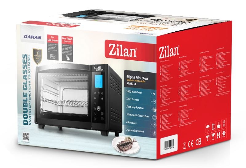 Buy Zilan 28L Electric Oven (Daran) 1600W - ZLN3734 | Supply Master Accra, Ghana Kitchen Appliances Buy Tools hardware Building materials