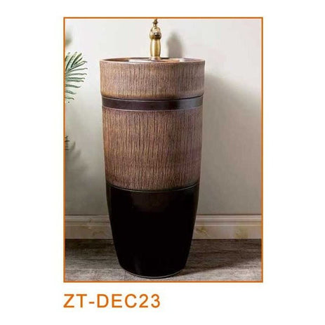 Buy Zotto Column Single Full Pedestal Wash Hand Basin 800x410mm - ZT-DEC23 | Shop at Supply Master Accra, Ghana Bathroom Sink Buy Tools hardware Building materials