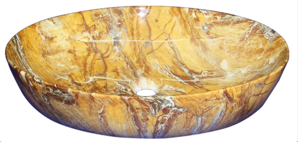 Buy Zotto Oval Marble Ceramic Countertop Wash Hand Basin 590x410x160mm - ZT-8039 | Shop at Supply Master Accra, Ghana Bathroom Sink Buy Tools hardware Building materials