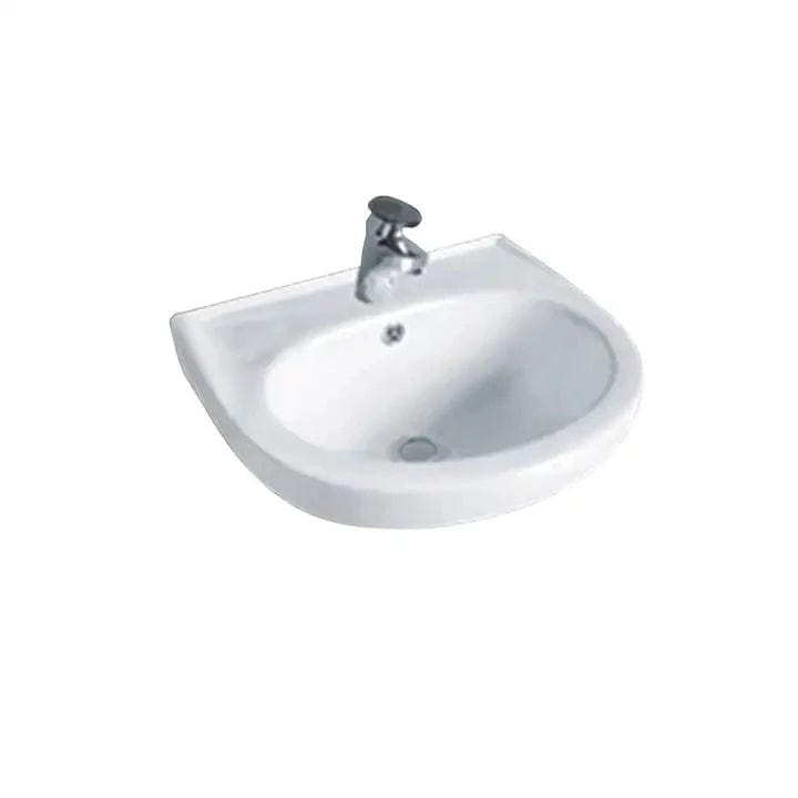 Buy Zotto Single Hole Wall-mounted Wash Hand Basin 410x330x180mm - ZT-1602 | Shop at Supply Master Accra, Ghana Bathroom Sink Buy Tools hardware Building materials
