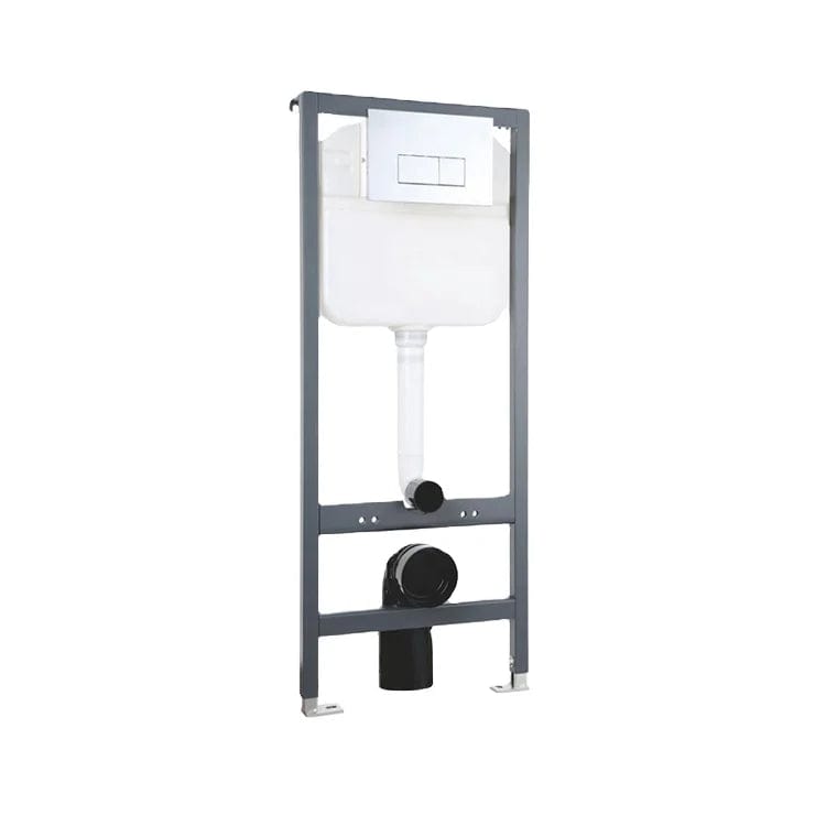 Zotto Concealed Flushing Cistern with Rectangular Silver Chrome Flush Plate - MQ803 | Supply Master Accra, Ghana Toilet & Urinal Buy Tools hardware Building materials