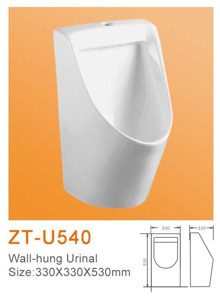 Buy Zotto Wall Hung Urinal 330x330x530mm - ZT-U540 | Shop at Supply Master Accra, Ghana Toilet & Urinal Buy Tools hardware Building materials
