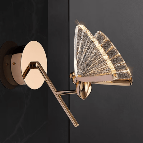 Supply Master Wall & Sconce Lights Luxury Golden Bird Wall Lamp