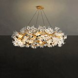 Supply Master Pendant & Chandeliers Luxury Petal GU10 Circular Chandelier