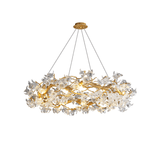 Supply Master Pendant & Chandeliers Luxury Petal GU10 Circular Chandelier