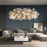 Supply Master Pendant & Chandeliers Luxury Petal GU10 Circular Chandelier