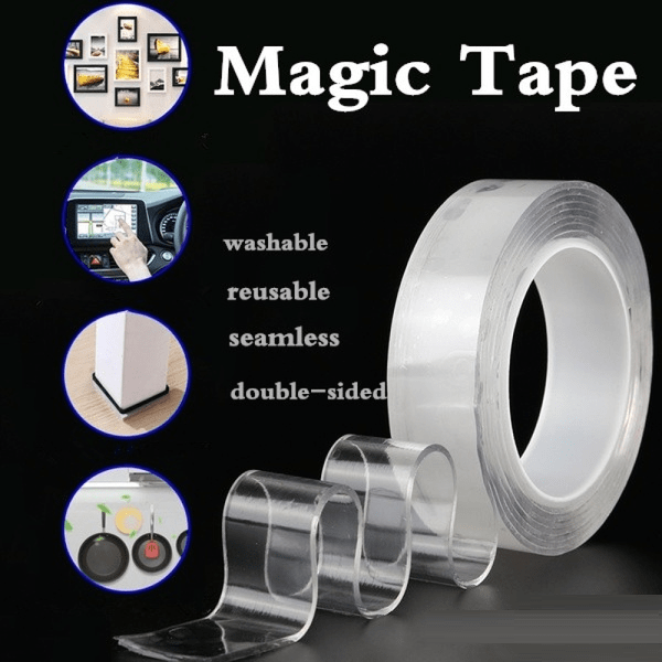 Supply Master Adhesives & Tapes Nano Transparent Magic Double Sided Tape