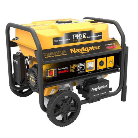 Supply Master Generator Navigator Gasoline Generator 3.2KW 6.5HP 23L - NG3500E2