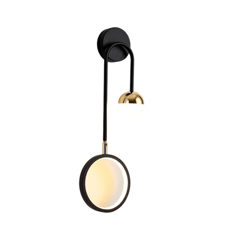 Supply Master Pendant & Chandeliers Nordic 180 Degree Rotatable Head Round LED Wall Lamp