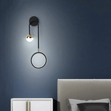 Supply Master Pendant & Chandeliers Nordic 180 Degree Rotatable Head Round LED Wall Lamp