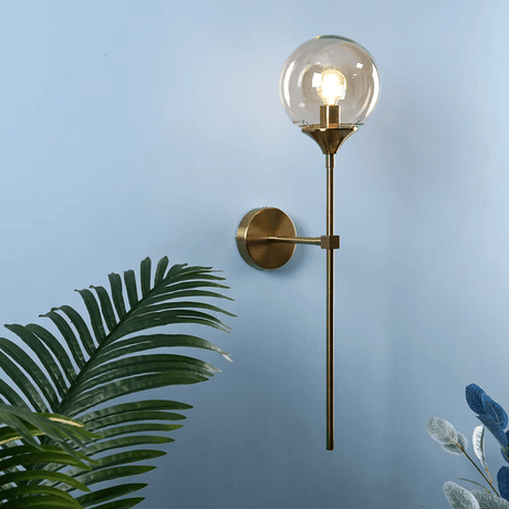 Supply Master Pendant & Chandeliers Nordic Gold Glass Wall Lamp