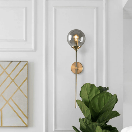 Supply Master Pendant & Chandeliers Nordic Gold Glass Wall Lamp