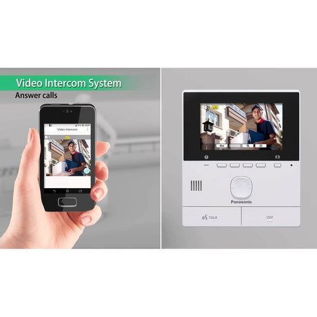 Supply Master Security & Surveillance Systems Panasonic Wireless Video Intercom Smart Phone Connect Model - VL-SVN511SX