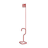 Supply Master Fire Safety Equipment Portable Fire Extinguisher Stand With Pole & Sign