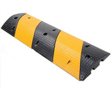 Supply Master Safety Barriers Rubber Speed Bump With Channel Cable Protector