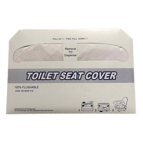 Supply Master Janitorial & Cleaning Toilet Seat Cover Paper Refill - 250 Pieces