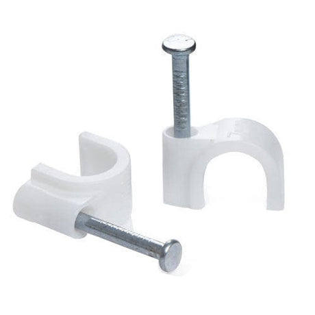 Supply Master Fasteners Tower Flat Plastic Cable Clips