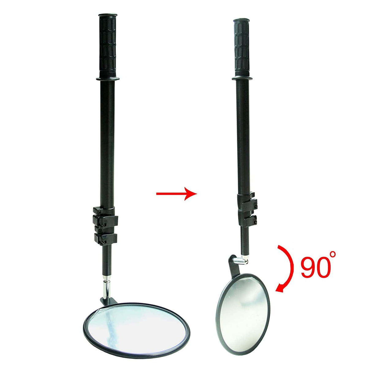 Supply Master Specialty Safety Equipment Under Vehicle Inspection Mirror with Telescoping Handle