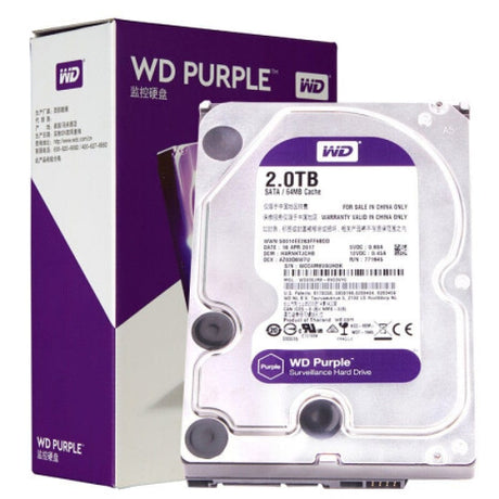 Supply Master Security & Surveillance Systems Western Digital Purple Hard Drive Disk For Security System